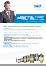 Non Return Valves Thermoprocessing