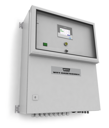Switch-over unit for a parallel gas supply